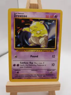 Pokemon Common Card : Drowzee 49/102 (Base Set) - Image 1