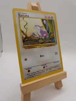 Pokemon Common Card : Rattata 61/102 (Base Set) - Image 2