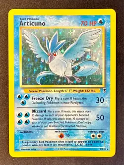 Articuno 2/110 2002 Legendary Collection Pokemon Card Vintage WOTC Holo Rare Lp - Image 1