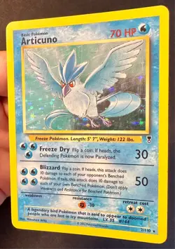 Articuno 2/110 2002 Legendary Collection Pokemon Card Vintage WOTC Holo Rare Lp - Image 2