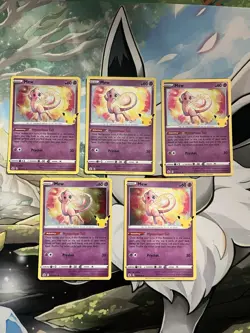 Pokemon TCG Celebrations Lot Of 13 Cards That Come In A Mini Album. - Image 5