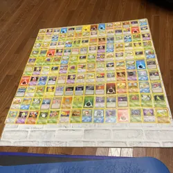 Pokemon Base Set 2 Non Holo Lot of 140 Cards WOTC TCG LP - LP+ Pokemon Vintage - Image 1
