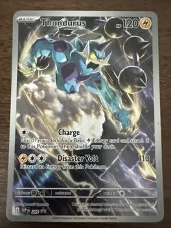 Pokemon Thundurus 209 Sv: Scarlet & Violet Promo Cards Holo - Image 1