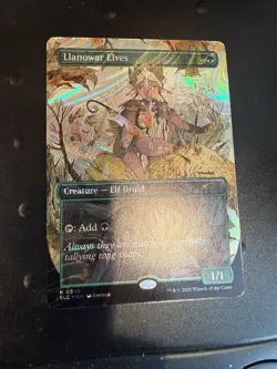 Llanowar Elves Halo Foil MTG Secret Lair Encyclopedia Of Magic (0039) Fresh! - Image 3