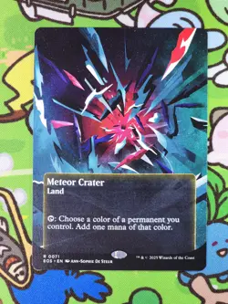 Meteor Crater (0071) (Borderless) Edge of Eternities: Stellar Sights MTG EOS - Image 1