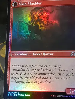 Skin Invasion FOIL , Shadows over Innistrad . Near Mint , MTG, FREE SHIPPING - Image 4