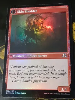 Skin Invasion FOIL , Shadows over Innistrad . Near Mint , MTG, FREE SHIPPING - Image 5