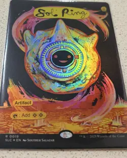 Foil Sol Ring - Encyclopedia Secret Lair Drop, Pack Fresh - Image 1