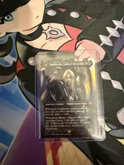 Magic the Gathering Final Fantasy Sephiroth Fabled Soldier Borderless NM - Image 1
