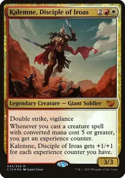 2x Kalemne, Disciple of Iroas - Foil Oversized Commander 2015 MP MTG - Image 1