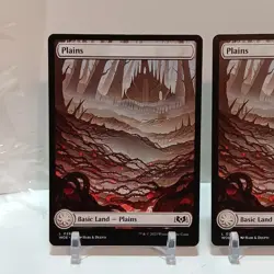 Magic The Gathering Plains #262 Full Art NM Lot Of 3 Wilds Of Eldraine - Image 2