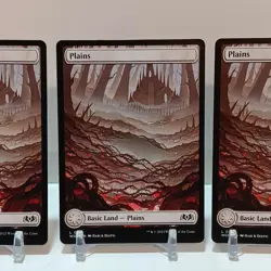 Magic The Gathering Plains #262 Full Art NM Lot Of 3 Wilds Of Eldraine - Image 3