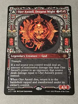 Ojer Axonil, Deepest Might (Showcase) M The Lost Caverns of Ixalan # 317 NM Norm - Image 1