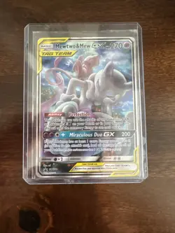 Pokemon Mewtwo & Mew GX Tag Team Card - Image 3