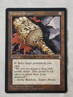NM Despotic Scepter Ice Age Mtg Magic the Gathering - Image 1