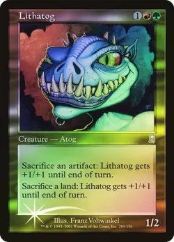 Odyssey MTG FOIL Lithatog Magic - Image 1
