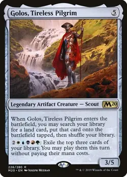 1x Golos, Tireless Pilgrim NM Eng MTG - Core Set 2020 - Image 1