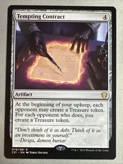 MTG / Tempting Contract / C21 / #78 / Regular / Rare / NM - Image 1