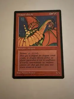 Shivan Dragon - Revised Foreign Black Border (French) MTG - Image 1