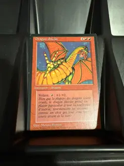 Shivan Dragon - Revised Foreign Black Border (French) MTG - Image 2