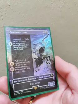 MTG - Summon: Ixion FOIL Borderless - Final Fantasy FFX - Rare 0195 - Image 2
