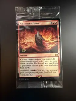 MTG Final Fantasy English Nibelheim Aflame 0146 Foil Prelease Stamped Sealed - Image 1