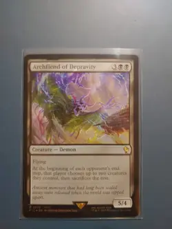 Archfiend of Depravity (Surge Foil) Commander: Final Fantasy Foil - Image 1