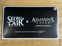 Assassin’s Creed Da Vinci’s Designs Secret Lair FOIL MTG Sealed - Image 2