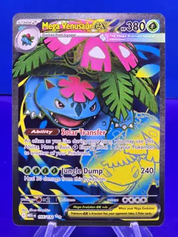 Mega Venusaur ex - Ultra Rare ME01: Mega Evolution 155/132 NM Pokemon - Image 1