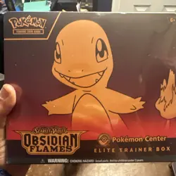 Pokemon Center ETB Scarlet & Violet Obsidian Flames NEW/SEALED box! Rare! - Image 1