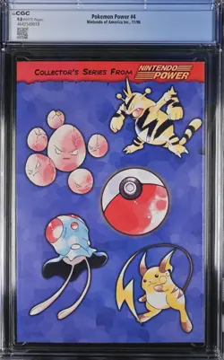 NINTENDO POKEMON POWER #4 - CGC 9.0 - VF/NM - ZAPDOS - Image 2