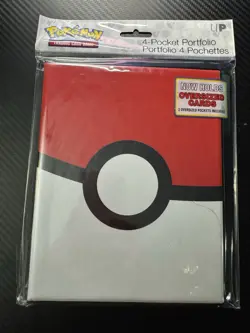 Ultra Pro Pokemon Pokeball - 4 Pocket Portfolio Binder 74427852474 - Image 1
