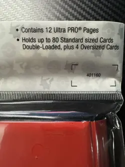 Ultra Pro Pokemon Pokeball - 4 Pocket Portfolio Binder 74427852474 - Image 3