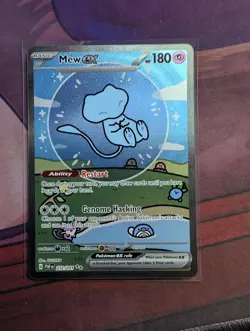 Pokemon TCG Paldean Fates Bubble Mew EX 232/091 Special Illustration Rare SIR - Image 1