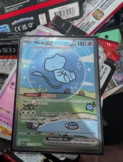 Pokemon TCG Paldean Fates Bubble Mew EX 232/091 Special Illustration Rare SIR - Image 3