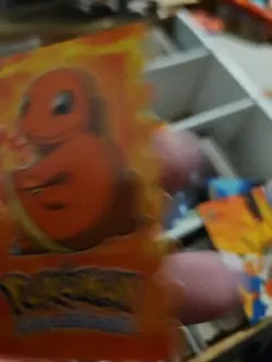 CHARMANDER #04 TOPPS EMBOSSED DIE-CUT POKEMON 1999 - Image 2