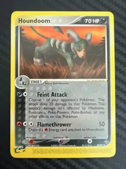 Pokemon TCG Houndoom EX Dragon 34/97 VLP - Image 1