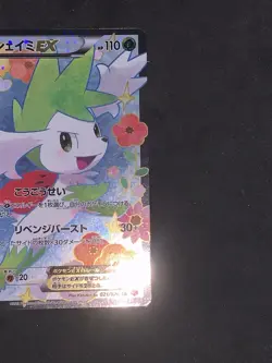 Japanese Pokemon Shaymin EX 021/020 Full Art Shiny Collection BW 2013 - Image 2