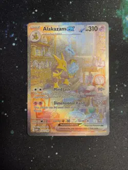 Pokemon TCG Alakazam EX 201/165 Special Illustration Rare Scarlet and Violet 151 - Image 3