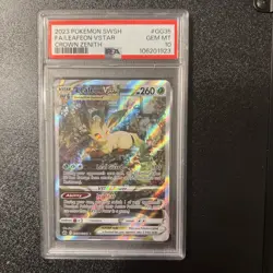 2023 POKEMON SWORD & SHIELD CROWN ZENITH #GG35 FULL ART/LEAFEON VSTAR PSA 10 - Image 1