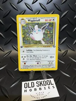 Pokemon WOTC Jungle 1st Edition Wigglytuff Holo Rare 16/64 ~ MP - Image 1