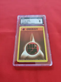 Pokemon: Fighting Energy #97/102 SHADOWLESS Base Set 1999 WOTC - CGC 8 - A49 - Image 3