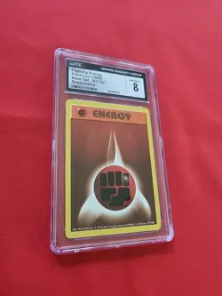 Pokemon: Fighting Energy #97/102 SHADOWLESS Base Set 1999 WOTC - CGC 8 - A49 - Image 5