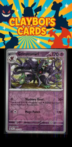 Grimmsnarl SV09: Journey Together Pokemon 073/159 Reverse Holo Uncommon NM+ - Image 1