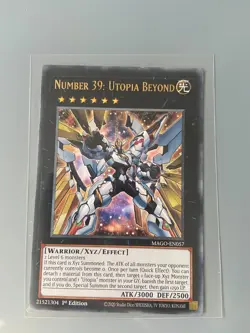 Number 39: Utopia Beyond - 1st Edition Ultra Rare MAGO-EN057 Yugioh - Image 1