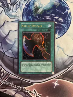 (63) Yu-Gi-Oh! TCG Axe of Despair Magic Ruler MRL-002 Unlimited Ultra Rare LP - Image 1