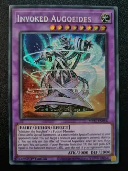 Invoked Augoeides Yu-Gi-Oh! MP21-EN064 1st Prismatic Secret Rare - Image 1