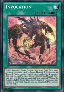 Invocation Yu-Gi-Oh! MP24-EN060 Secret Rare - Image 1