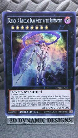 | Yugioh Number 23: Lancelot, Dark Knight of the Underworld BOSH-ENSE2 NM- 🔥 | - Image 1