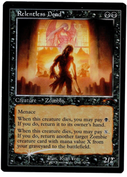 Relentless Dead 850 Retro Frame Foil Bonus Card Secret Lair MTG Near Mint - Image 1